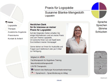 Tablet Screenshot of logopaedie-blanke.de